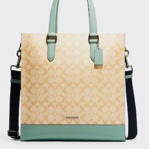 Coach Graham Structured Tote Color Block